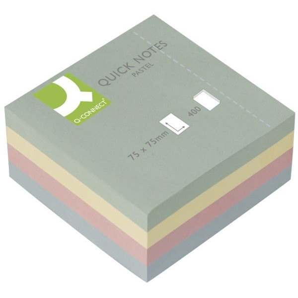 5705831013476 - Haftnotizen KF01347 75x75mm 4-farbig sortiert quadratisch 5705831013476 400 Blatt