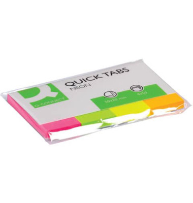 Haftmarker KF01226, 20x50mm, 4-farbig sortiert, ohne, rechteckig