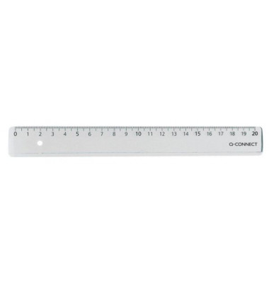 Lineal 20cm Kunststoff transparent Lineal 20cm Kunststoff transparent