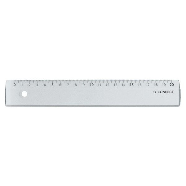 5705831005860 - Kunststoff-Lineal Standard KF00586 transparent 20cm mit Tuschekante im Etui 5705831005860 - Kunststoff-Lineal Standard KF00586 transparent 20cm mit Tuschekante im Etui