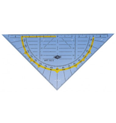 WEDO Kunststoff-Geometriedreieck 525 glasklar 16cm - Bürobedarf Thüringen