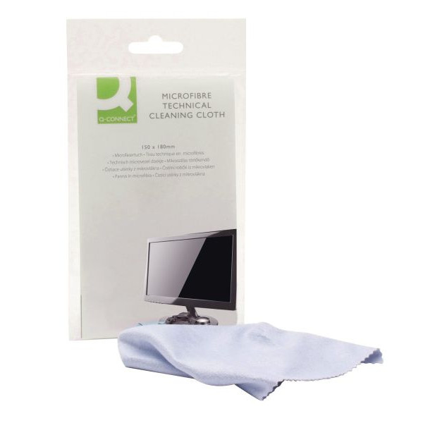 5705831321571 - Microfaserreinigungstuch 15 x 18 cm blau 5705831321571 Q-CONNECT