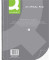 Collegeblock KF01981, Lineatur 22 / kariert mit Rand innen, A4, 70g, grau, 80 Blatt