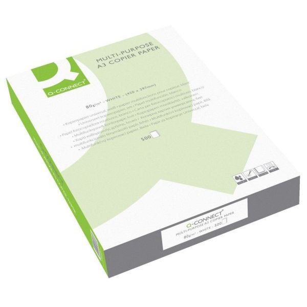 5705831010895 - Kopierpapier Multi KF01089 A3 80g weiß   5705831010895 Q-CONNECT 500 Blatt