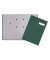 Unterschriftenmappe KF31013, A4 20 F&auml;cher Eco-Material gr&uuml;n + grau