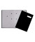 Unterschriftenmappe KF31014, A4 20 F&auml;cher Eco-Material schwarz + grau