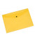 Dokumententasche - KF03595, A4 quer, transparent gelb, Polypropylen (PP), Druckknopfverschluss