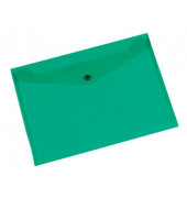 Dokumententasche A4 grün/transparent bis 50 Blatt