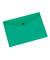 Dokumententasche KF03597, A4, transparent gr&uuml;n, Kunststoff, Druckknopfverschluss