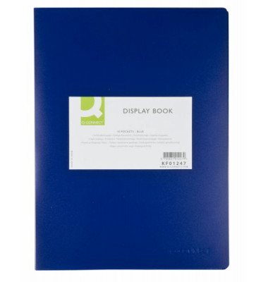 Sichtbuch KF01247, blau, A4, mit 10 Hüllen, Polypropylen