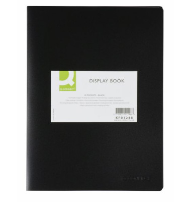 Sichtbuch KF01248, schwarz, A4, mit 10 Hüllen, Polypropylen (PP)