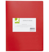 Sichtbuch KF01258, rot, A4, mit 40 Hüllen, Polypropylen