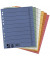 Trennblätter KF00642 A4 farbig sortiert 230g Recyclingkarton