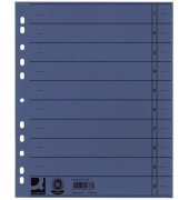 Trennblätter KF02786 A4 blau 230g Recyclingkarton
