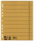 Trennblätter KF02787 A4 gelb 230g Recyclingkarton