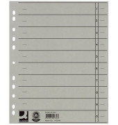 Trennblätter KF02789 A4 grau 230g 