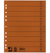 Trennblätter KF02790 A4 orange 230g Recyclingkarton