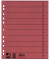 Trennblätter KF02791 A4 rot 230g 