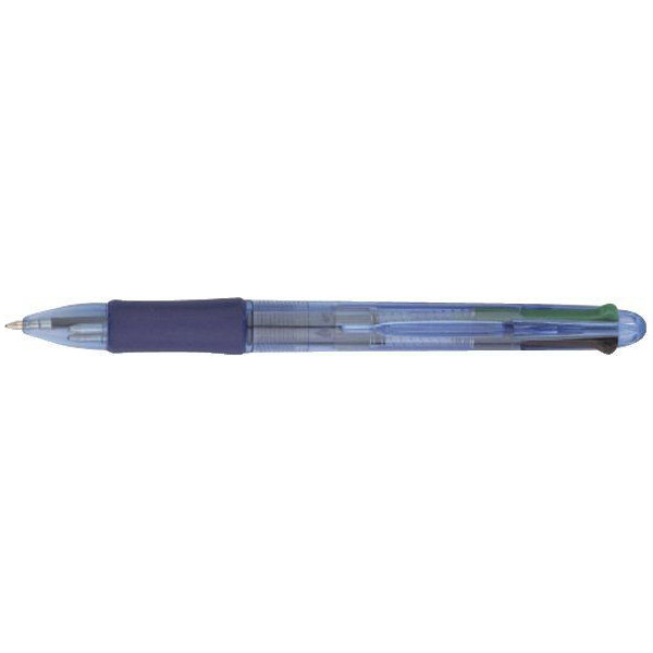 Q-connect Vierfarbkugelschreiber KF01938, blau / schwarz / rot / grün, M, Einweg 5705831019386 Q-connect