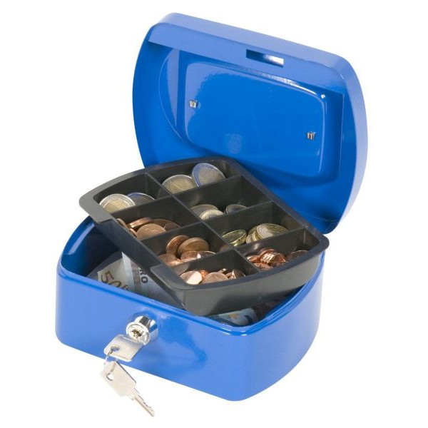 5705831026087 - Geldkassette KF02608 Größe 1 blau 155x120x75mm 5705831026087 Q-connect