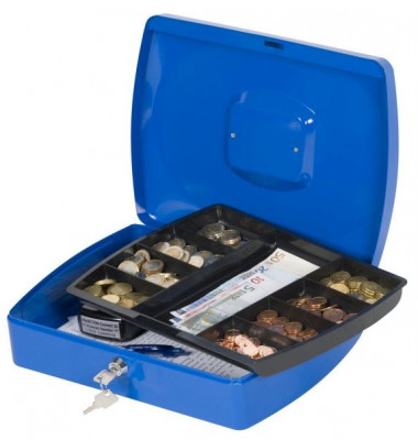 Geldkassette KF02625 Größe 4 blau 325x235x85mm