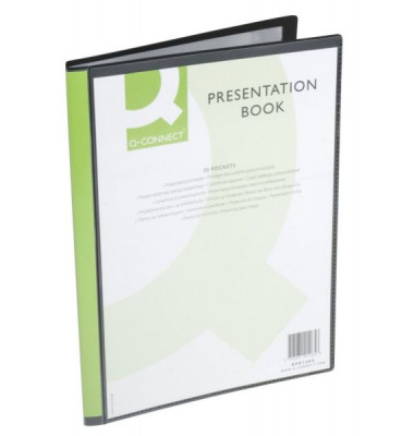 Sichtbuch schwarz mit 20 Taschen PP A4 Sichtbuch schwarz mit 20 Taschen PP A4