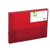 Heftbox Transluzent - Frosted - Serie KF02306, A4 rot, 2,5cm F&uuml;llh&ouml;he, Polypropylen (PP)