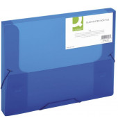 Heftbox Transluzent - Frosted - Serie KF02307, A4 blau, 2,5cm F&uuml;llh&ouml;he, Polypropylen (PP)