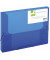 Heftbox Transluzent - Frosted - Serie KF02307, A4 blau, 2,5cm F&uuml;llh&ouml;he, Polypropylen (PP)