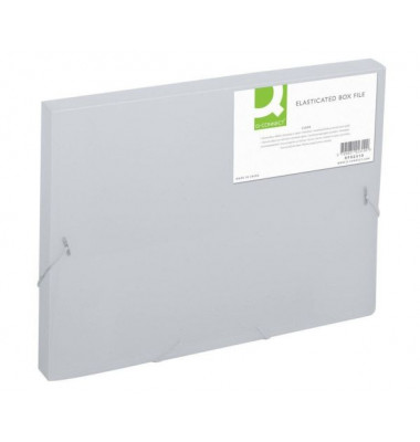 Heftbox KF02310, A4 farblos, 2,5cm F&uuml;llh&ouml;he, Polypropylen (PP)