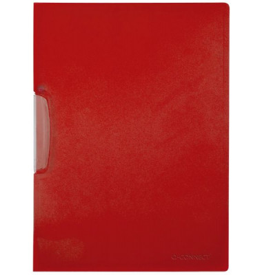 Klemmhefter KF02135, A4, für ca. 25 Blatt, Kunststoff, rot