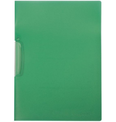 Klemmhefter KF02136, A4 grün, für ca. 25 Blatt, Polypropylen (PP)