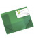 Eckspannmappe KF02313, A4 grün-transparent Kunststoff 400g, mit 3 Einschlagklappen