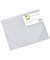 Eckspannmappe KF02315, A4 farblos-transparent Kunststoff 400g, mit 3 Einschlagklappen