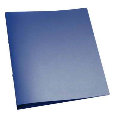 Ringbuch KF02483, A4 2 Ringe 25mm Ring-Ø Polypropylen blau-transparent