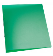 Ringbuch KF02484 A4 grün-transparent 2-Ring Ø 25mm Kunststoff