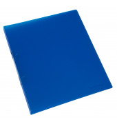Ringbuch KF02910 A4 blau-transparent 2-Ring Ø 16mm Kunststoff