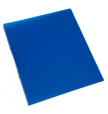 Ringbuch A4 blau-transparent 2-Ring Ø 16mm