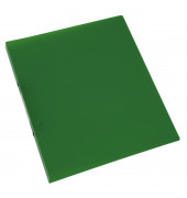 Ringbuch KF02911, A4 2 Ringe 16mm Ring-Ø Polypropylen grün-transparent