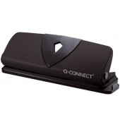 4-fach-Locher KF01238, schwarz, bis 1,6mm 25 Blatt, mit Anschlagschiene