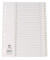 Kunststoffregister KF00180 1-31 A4 0,12mm weiße Taben 31-teilig