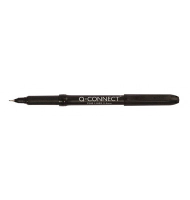 Fineliner, KF25007, schwarz (Schreibfarbe: schwarz), 0,4mm