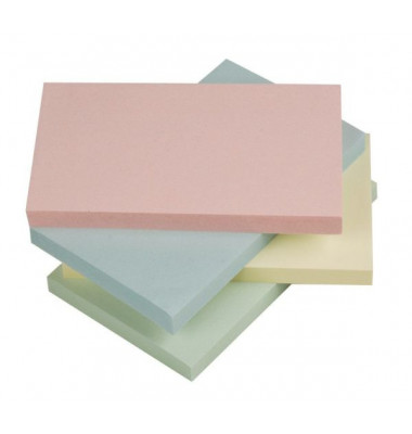 Haftnotizen KF01349, XL-Notes, 127x76mm, 4-farbig sortiert, rechteckig