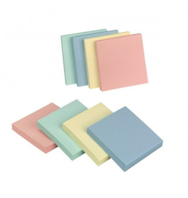 Haftnotizen KF10509, XL-Notes, 76x76mm, 4-farbig sortiert, quadratisch