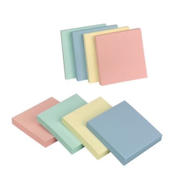 5706002105099 - Haftnotizen KF10509 XL-Notes 76x76mm 4-farbig sortiert quadratisch 5706002105099 1200 Blatt