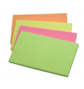 Haftnotizen KF01350, XL-Notes, 127x76mm, 4-farbig sortiert (neongelb/neongr&uuml;n/neonorange/magenta), rechteckig