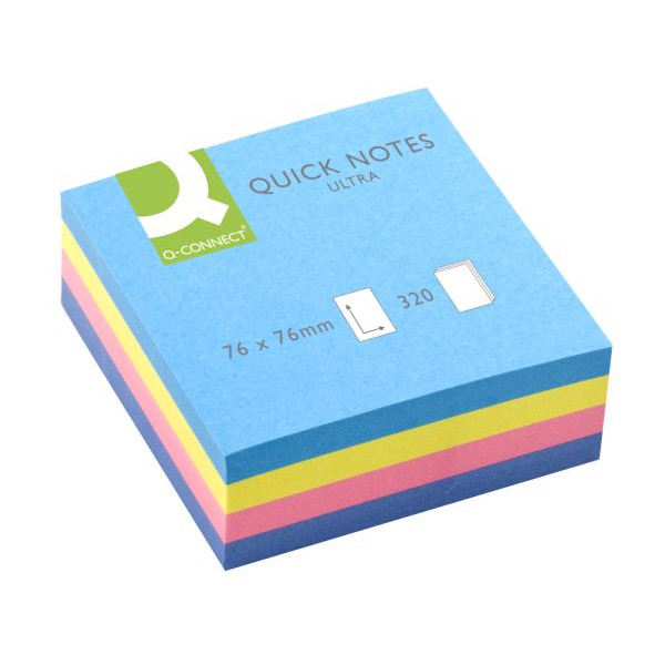 5705831025141 - Haftnotizen KF02514 75x75mm 4-farbig sortiert quadratisch 5705831025141 320 Blatt