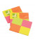 Haftnotizen KF10510, XL-Notes, 40x50mm, 4-farbig sortiert (neongelb/neongr&uuml;n/neonorange/magenta), rechteckig
