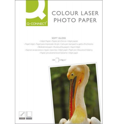 Fotopapier Colour Laser Soft Gloss Double Sided KF01935, A4, für Laser, 210g weiß glänzend beidseitig bedruckbar