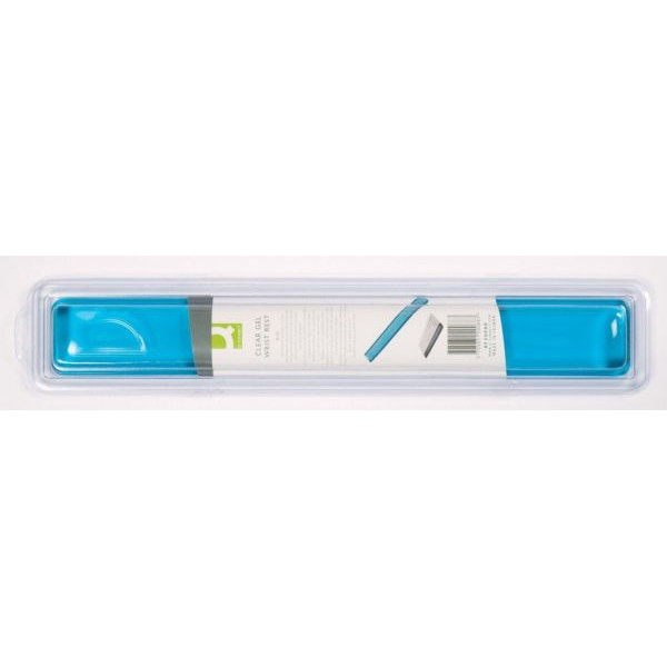 5705831200883 - Tastatur Handgelenkauflage Transpblau 5705831200883 Q-connect